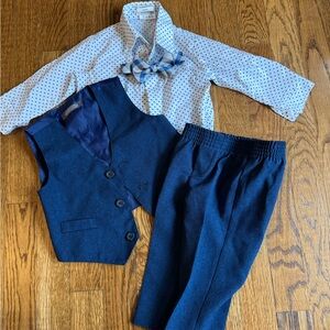 Van Heusen Navy Blue 4-Piece Set